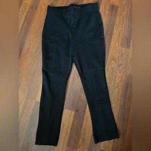 Anne Klein Black Pull-On Dress Pants Size M – Slim Ankle Fit
